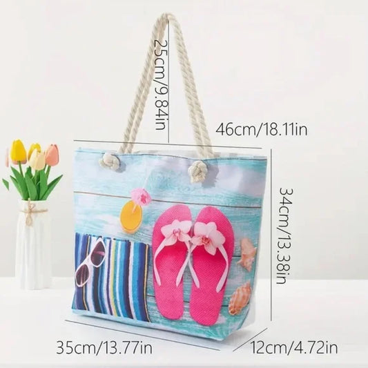 Canvas Beach Bag