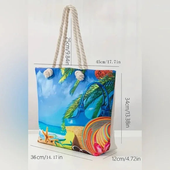 Canvas Beach Bag